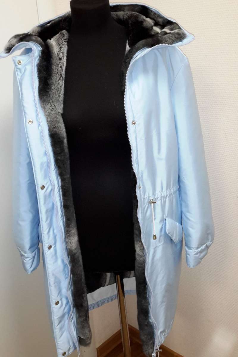 Парка кролик-рекс под шиншиллу